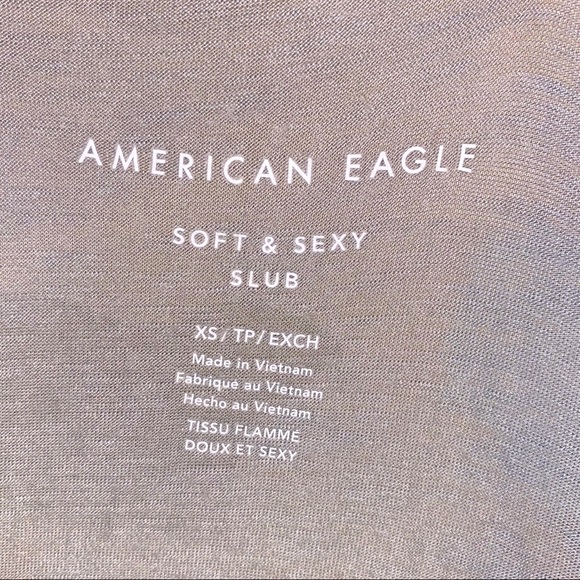 American Eagle Camo Green Top - Picture 4 of 4